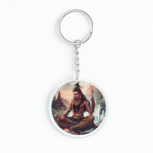 พวงกุญแจพระพิฆเนศ พระศิวะ พระวิชุน ลายดอกบัว ของ GIVELUCK ของตกแต่งทางศาสนาสำหรับชาวฮินดูหรือของขวัญงานปาร์ตี้ - Product Image 4