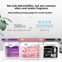Boîte déshumidificatrice, déshydratant anti-humidité et anti-moisissure, charbon actif, produits chimiques ménagers pour armoire intérieure