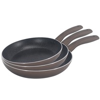 Ensemble de casseroles en alliage d'aluminium haute température, design classique, poêles et casseroles antiadhésives personnalisables, fond en fonte de 2,5 mm d'épaisseur