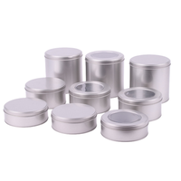 Boîte en étain blanche personnalisée, emballage rond en métal pour chocolat, boîte à thé, boîte cadeau