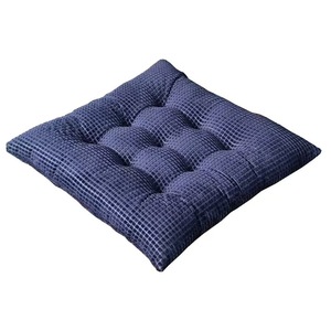 工場直販卸売 コーデュロイ製 オフィス・教室用椅子クッション 通気性のあるソフトシートパッド 腰痛対策クッション シートクッション - Product Image 6