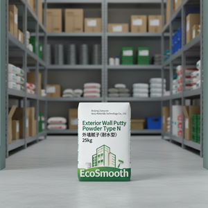 ผงโป๊วผนังภายนอก <span class=keywords><strong>ทน</strong></span>ทานต่อการสึกหรอ กันน้ำ <span class=keywords><strong>ทน</strong></span>ต่อสภาพอากาศ บรรจุถุง 25 กก. วัสดุผงแคลเซียมเข้มข้น - Product Image 1