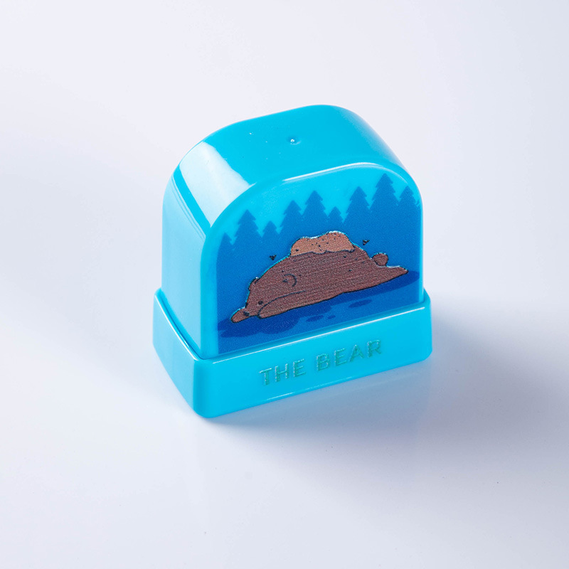 Blue brown bear