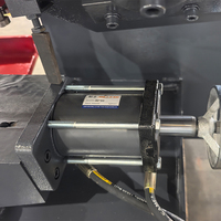 Scie à ruban métallique semi-automatique haute précision pour la découpe de l'acier, certifiée CE, moteur 2,2 kW avec engrenage manuel