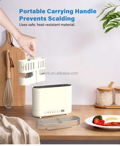 เครื่องนึ่งอาหารไฟฟ้าเตาแม่เหล็กไฟฟ้าเครื่องนึ่งปลาไข่พลาสติกสำหรับห้องครัวในครัวเรือน - Product Image 4