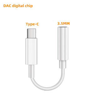USB Type-C naar 3.5mm jack oortelefoonadapter, USB-C 3.5mm audiokabelconverter voor iPhone 15 Pro MAX, aux-kabel voor Android - Product Image 3