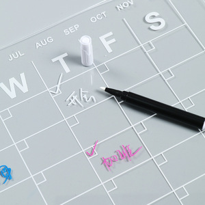 Planificador, Tablero de Horarios, Calendario de Borrado en Seco, Pizarra Blanca, Tablero de Calendario Magnético Acrílico para Refrigerador - Product Image 4