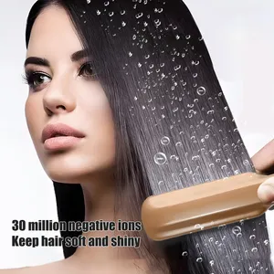 Lisseur à cheveux professionnel <span class=keywords><strong>en</strong></span> aluminium à plaques larges, personnalisé OEM ODM, avec écran LCD, 55W, pour hôtel, usage commercial et domestique - Product Image 5
