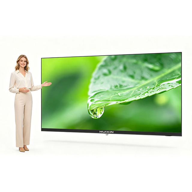 Manufacturer 65 Inch Frameless Smart TV Android 11 4K UHD Elegant Minimalist Modern LED Television for Project