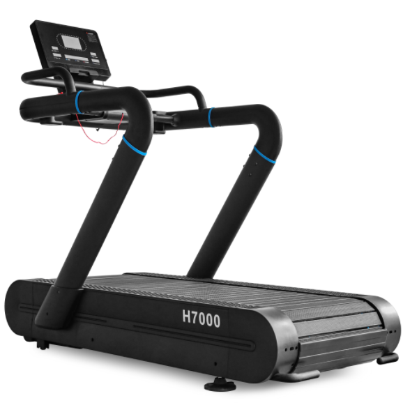 Cinta de correr comercial motorizada con motor de CA de 3HP Máquina de correr cardiovascular Cinta de correr curvada para equipo de gimnasio