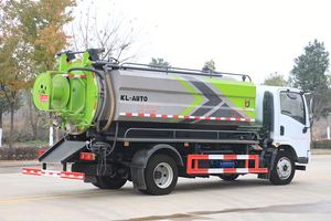 Camion de nettoyage haute pression diesel Dongfeng 4x2 de Chine avec réservoir de 8000 L et norme d'émission Euro 6 pour le dragage des canalisations et des égouts - Product Image 4