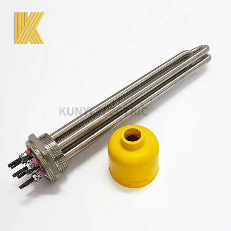 6kw 9kw 12kw stainless steel tubular immersion heating element electric water resistance heater