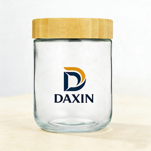 Frascos <span class=keywords><strong>de</strong></span> Vidrio <span class=keywords><strong>de</strong></span> 10oz, 16oz y 25oz con Tapas <span class=keywords><strong>de</strong></span> Bambú y <span class=keywords><strong>Cucharas</strong></span>, Recipientes Herméticos <span class=keywords><strong>para</strong></span> Avena Nocturna, Aperitivos y Especias - Product Image 5