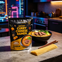 Factory Direct 200g Curry Taste Ramen Noodles Cheap Wholesale Instant Asian Food for Supermarket