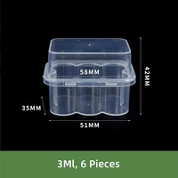 Boîtes en plastique jetables pour peptides de 3 ml à 20 ml, pour étuis de voyage et stockage de vaccins, vente en gros