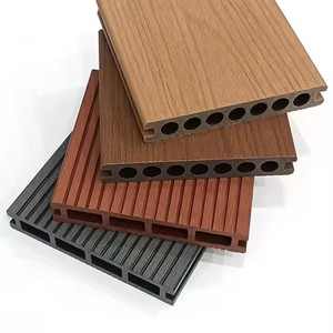 Chất lượng cao hiện đại 23mm chống trượt không thấm nước <span class=keywords><strong>WPC</strong></span> decking Board vuông ipe hạt gỗ sàn nhựa cho khu vườn chải - Product Image 1