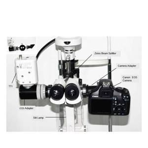 Oftalmología Lámpara de hendidura Oferta Aumento Ancho de hendidura ajustable Diseño ergonómico Luz LED Lámpara de hendidura Microscopio para Clínica Ocular - Product Image 6