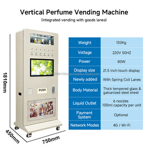 Máquina expendedora de perfumes YISO de autoservicio las 24 horas, máquina todo en uno con 6 boquillas para experimentar con perfumes. - Product Image 2
