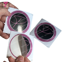Emballage élégant d'étiquette volante de perruque d'extension de cheveux de logo personnalisé carte de remerciement et autocollant