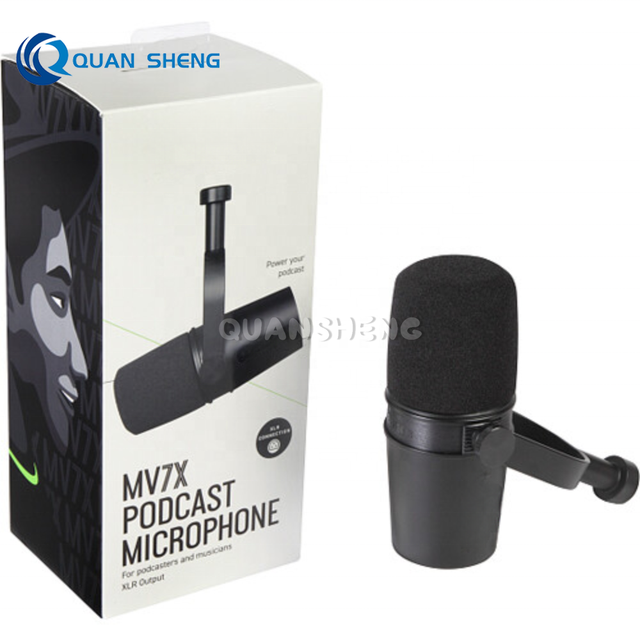 MV7X Professional Wired Dynamic Microphone Rugged Metal Construction XLR Output for Home Studio Broadcast