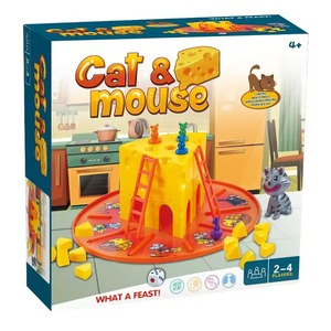 Juego de Mesa Interactivo Clásico y Divertido BGL para Niños, Juego de Mesa de Batalla de Queso entre Gato y Ratón para Niños - Product Image 2