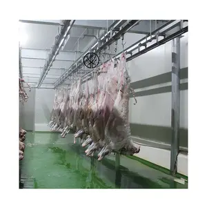 China Supplier Halal Meat Processing Abattoir Sheep Slaughterhouse Equipment Goat Carcass Convey Rail Of Mutton Machine