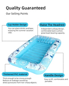 Bouée gonflable ergonomique en PVC anti-fuite <span class=keywords><strong>pour</strong></span> <span class=keywords><strong>piscine</strong></span>, avec poignées, légère et pliable, <span class=keywords><strong>pour</strong></span> patio et <span class=keywords><strong>piscine</strong></span> - Product Image 3