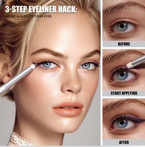 Lápiz Delineador de Ojos a Prueba de Agua con Logotipo Personalizado, Suave, de Precisión, Anti-Manchas, para Delineado de Ojos y Efecto Siren Eyes, Vegano y Cruelty-Free - Product Image 2