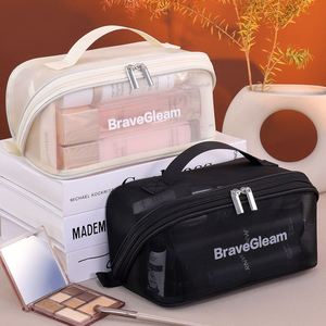 Leather Cloud <b>Pillow</b> Case Zipper Closure Soft Handle <b>Large</b> Capacity Multi-Function Water Resistant Lightweight Travel Cosmetic - Product Image 4