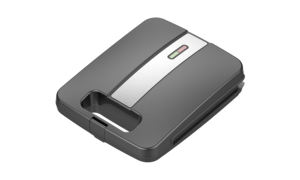 Machine à sandwich électrique 4 tranches, triangle, presse à toast, <span class=keywords><strong>grill</strong></span>, gaufrier, 1200W - Product Image 6