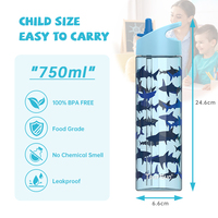 Nouveaux articles bouteille de sport sans Bpa enfants bouteille de boisson bouteilles d'eau avec logo personnalisé