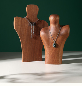 Expositor de Collares de Madera Maciza, Soporte para Exhibición de Joyería, Modelo de Exhibición - Product Image 5