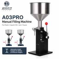 Machine de remplissage de liquides sur table, manuelle, pour applications alimentaires et chimiques, haute précision