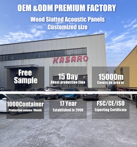 Pour Kasaro panneau mural acoustique Design moderne nouveau similicuir avec panneau insonorisant en bois massif naturel pour chambre - Product Image 4