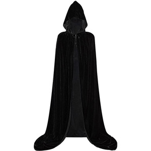 Kostum <span class=keywords><strong>Halloween</strong></span> dengan topi <span class=keywords><strong>Halloween</strong></span>, Jubah Cosplay penyihir