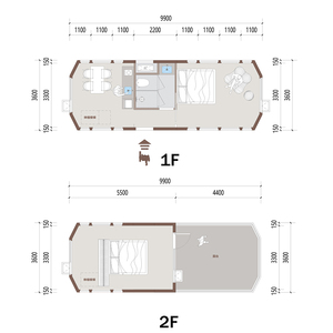 Fabricants de maisons modulaires mobiles à deux étages, conteneurs modulaires avec toilettes et <span class=keywords><strong>douche</strong></span> - Product Image 6