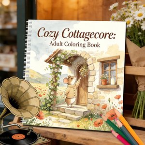 <span class=keywords><strong>Libro</strong></span> para Colorear Personalizado con Espiral, 24 Páginas, Estilo Cottagecore, para Aliviar el Estrés, Libros para Adultos, Regalos, Reventa, MOQ Bajo, OEM - Product Image 3