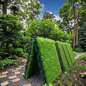 Çin fabrika sentetik çim peyzaj su geçirmez çevre dostu plastik çim dış mekan kullanımı sıcak satış - Product Image 2