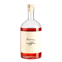 Bouteilles en verre avec bouchon en liège pour vin et spiritueux, 500 ml, 700 ml, 750 ml, pour XO, Tequila, Vodka, Brandy, Whisky (fabricant)