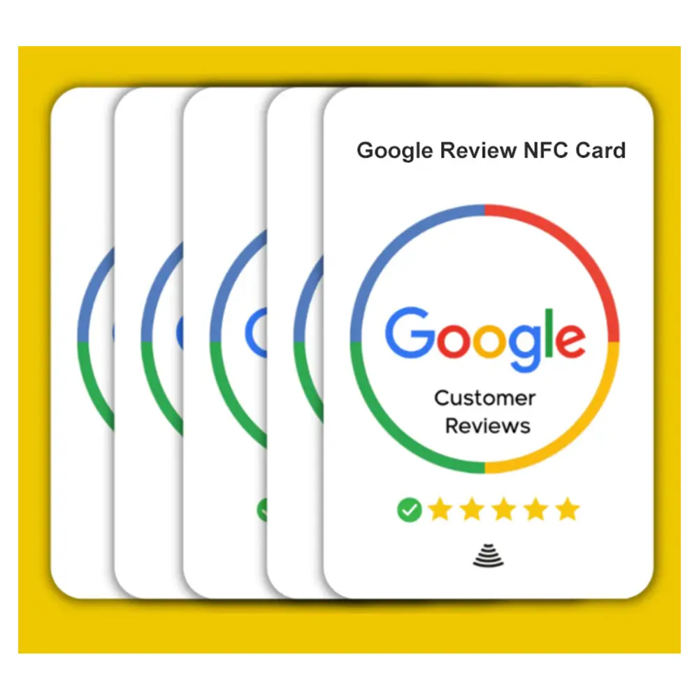 Custom Programmable Google Review NFC Card Qr Code N213 NFC Google Review Cards