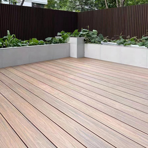 Chất lượng cao tùy chỉnh WPC decking hiện đại ngoài trời bằng Gỗ nhựa composite sàn 3D dập nổi hạt gỗ chịu thời tiết - Product Image 1