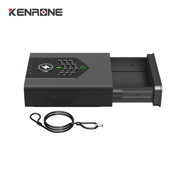 Smart Fingerprint Security Box with USB Charging and Digital Lock Professional Safe with Timer for Home or Office Valuables