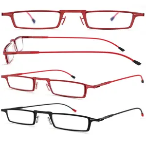 READSUN2023新しいデザインの超薄型老眼鏡金属老眼鏡ポータブル老眼鏡