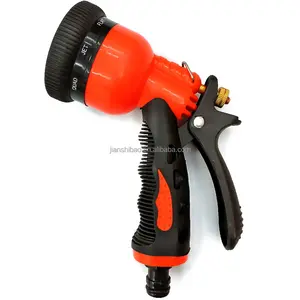 8 Functions Garden Water Gun Plastic ABS Multi-Pattern Nozzle Water Hose Spray Nozzles