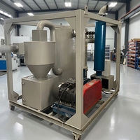 Machine d'aspiration de sable à pression négative, équipement de pompage de sable personnalisé en gros pour la récupération de sable en salle de sablage de chantier naval