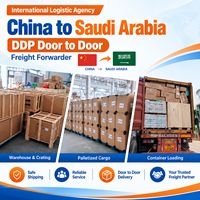 Transitaire Chinois DDP Expédition vers l'Arabie Saoudite Transport Aérien Maritime Routier Livraison Porte-à-Porte Dédouanement Agent Logistique FCL LCL KSA