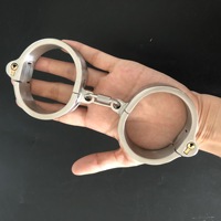 Léger 304 acier inoxydable loquet verrouillage menottes et manilles de jambe cheville manchette retenue BDSM Sex Toys