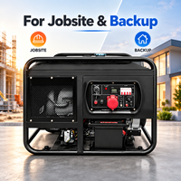 Générateur diesel portable 10 kW à faible bruit, refroidi par air, pour la construction, les situations d'urgence et la sauvegarde en extérieur