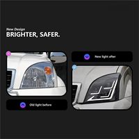 Feux de voiture compatibles avec LC120 2003-2009, phare avant FJ120, feux de jour DRL, clignotants, lentille de projecteur LED, accessoires