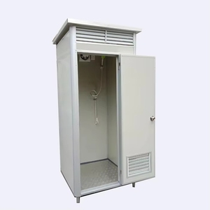 TOPPRE Salle de bain Toilette portable pour adultes Toilettes publiques <span class=keywords><strong>WC</strong></span> Salle de douche mobile Cabine de toilette VIP Toilette préfabriquée à cadre en acier léger - Product Image 4